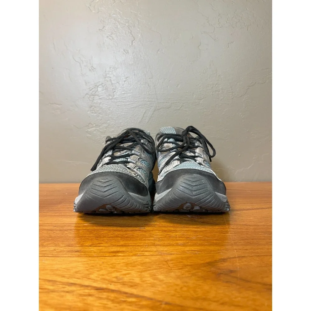 Merrell Moab 2 Hiking Shoes Womens 7.5 Blue Brown All Terrain Outdoor Trail